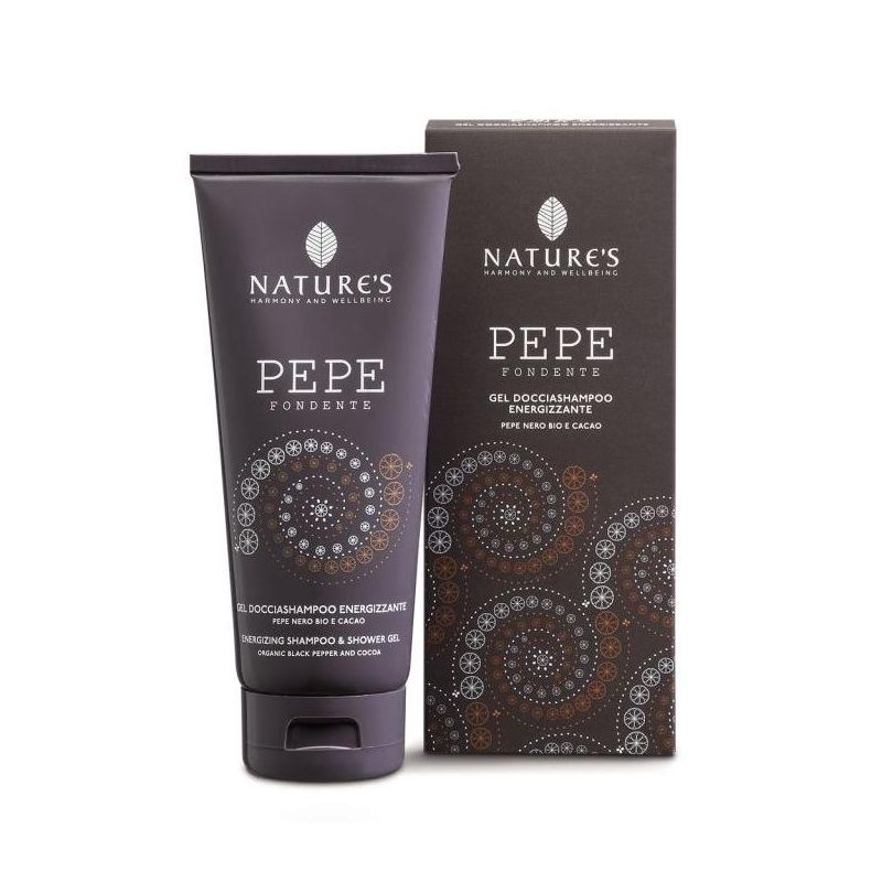 Gel Doccia Shampoo Energizzante Nature's Pepe Fondente - 200ml