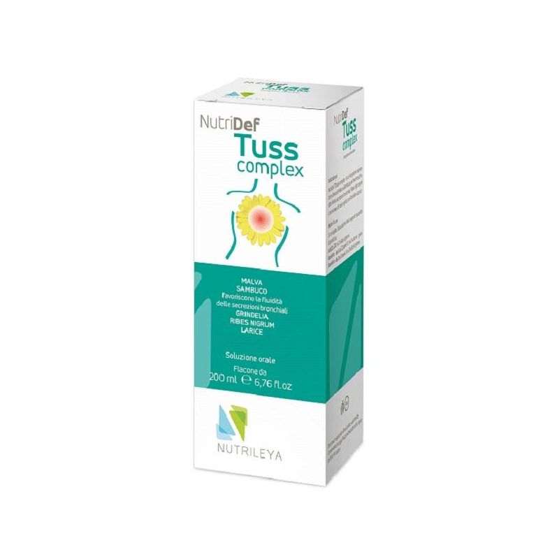 Nutridef Tuss Complex - Soluzione Nutrizionale per la Tosse, 200ml