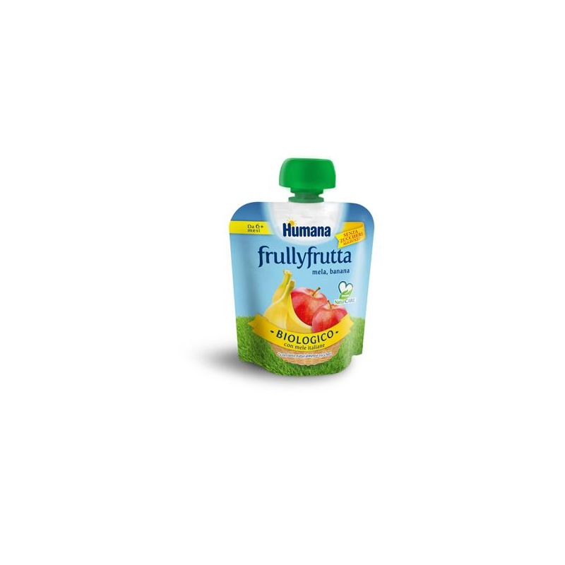 Humana Pure Fruit Puree Mela Banana 90g per Bambini