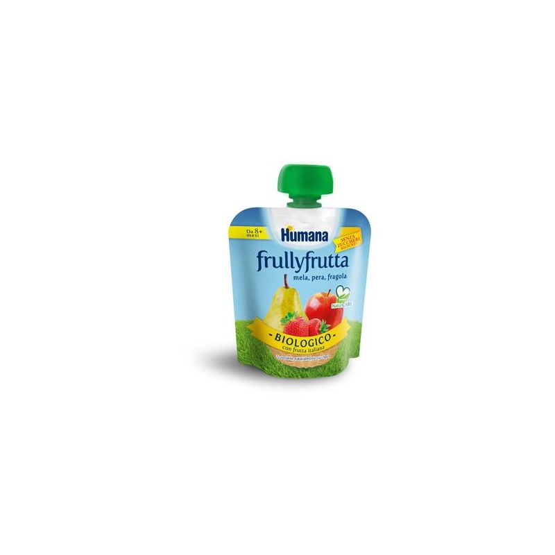 Humana Frullyfrutta Purea di Pera e Fragola 90g