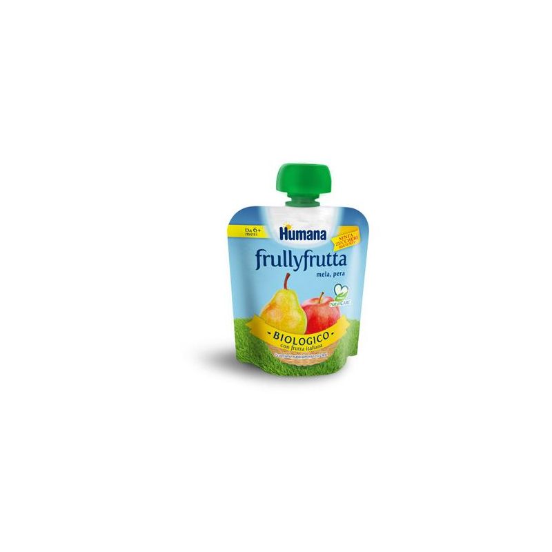 Humana Frullyfrutta Mela e Pera - Alimento per Bambini 90g