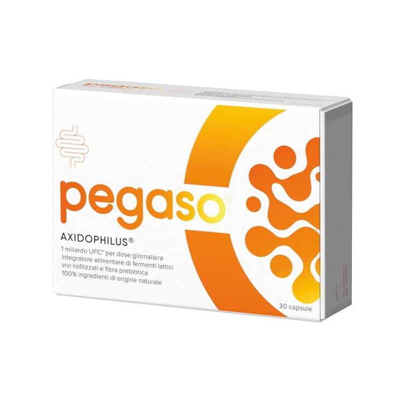 Pegaso Axidophilus Integratore Probiotico, 30 Capsule