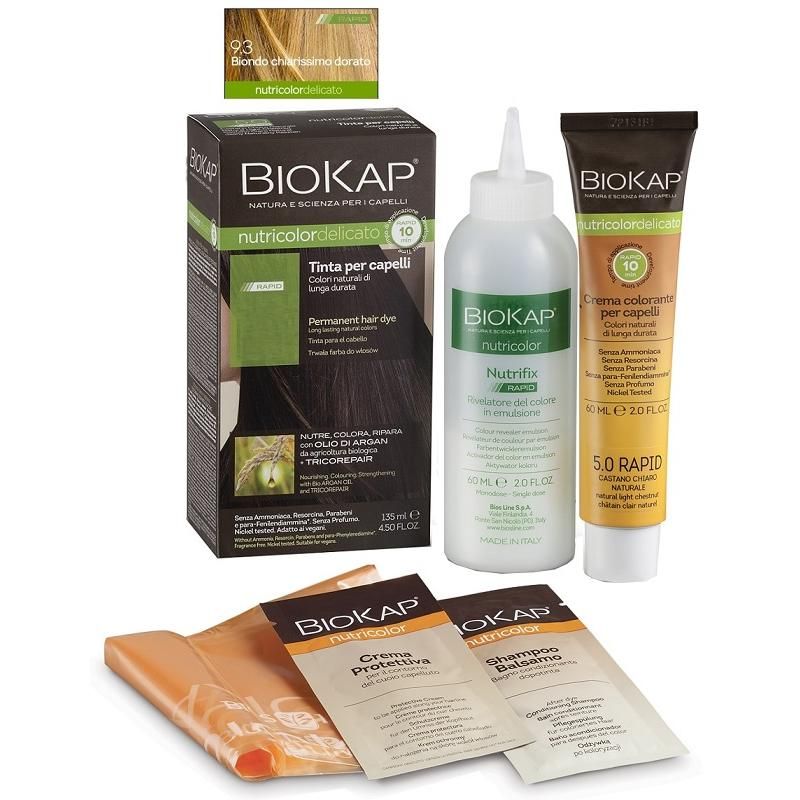 Biokap Nutricolor Delicate Rapid Tint 9.3 - Ultra Light Golden Blonde