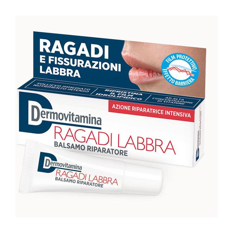 Dermovitamina 8ml Crema Guarigione Ragadi Labbra