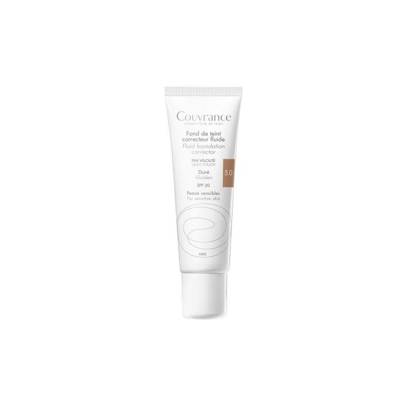 Avene Couvrance 5.0 Dorato - Fondotinta Correttore Fluido - 30ml