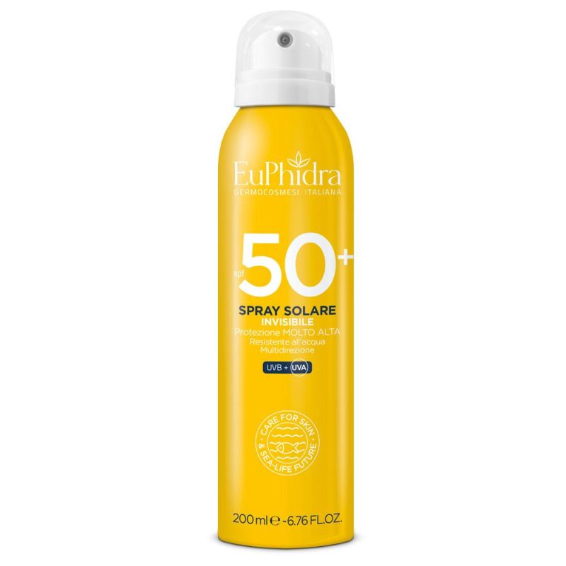 Euphidra SPF50+ Invisibile Spray Solare, 200ml