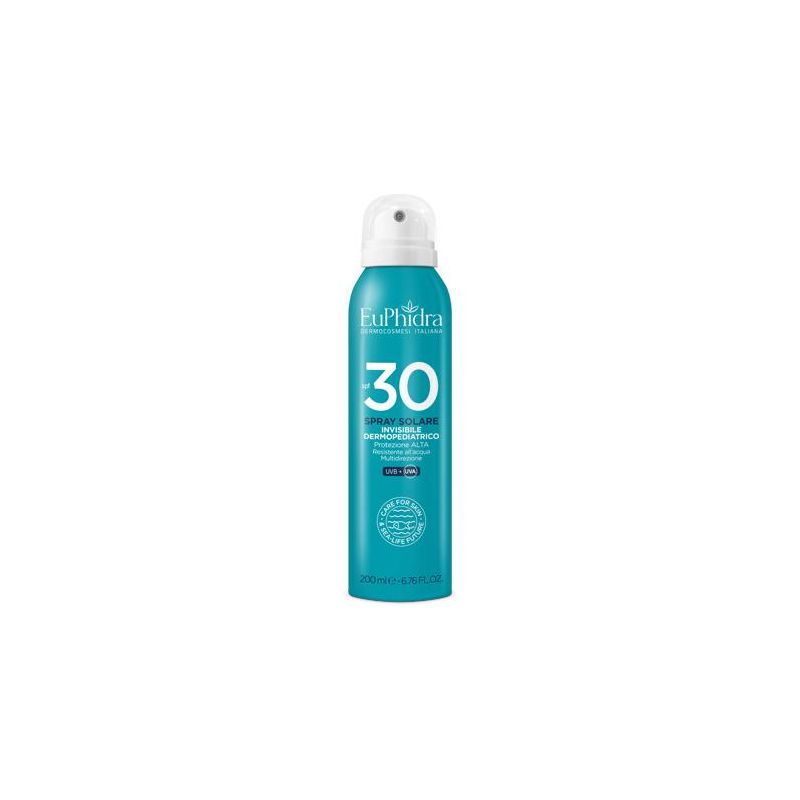 Euphidra Dermopediatrico SPF 30: Spray Solare Invisibile - 200ml