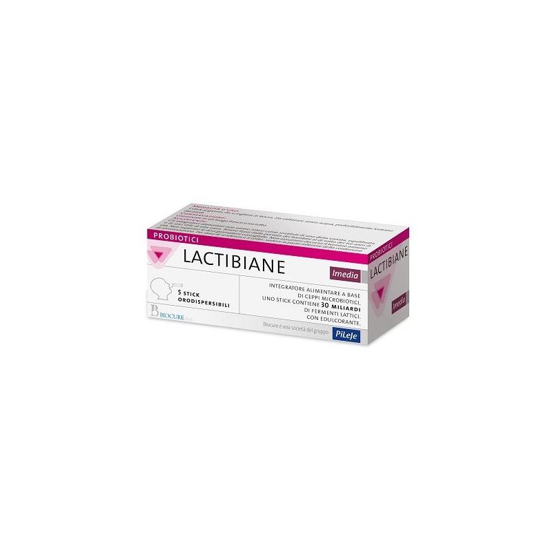 Lactibiane Imedia 5 Stick - Probiotico a Rapido Rilascio