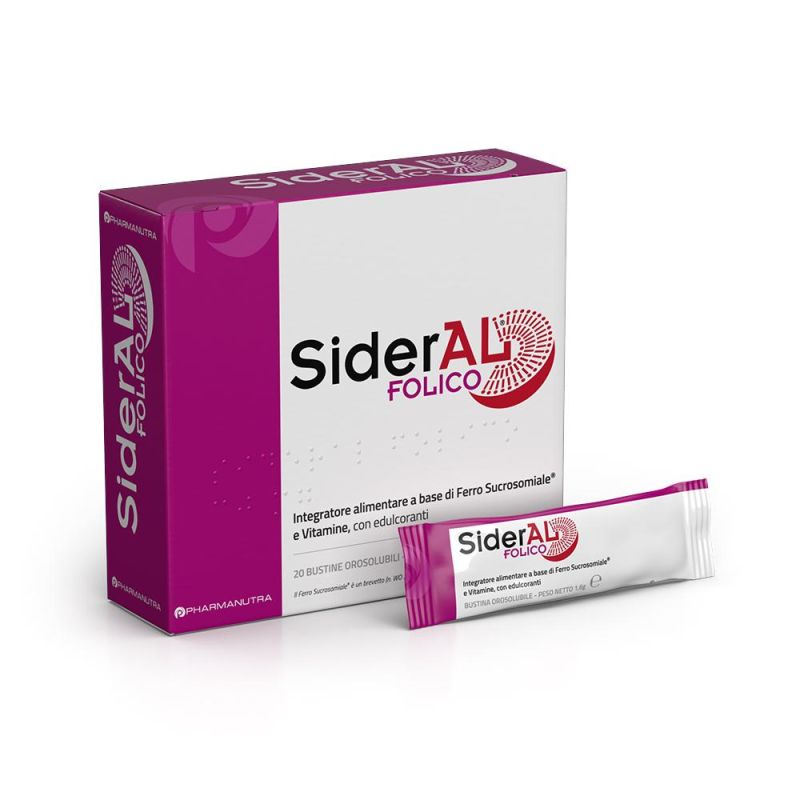 Sideral Folico 30mg - Confezione da 20 Stick monouso