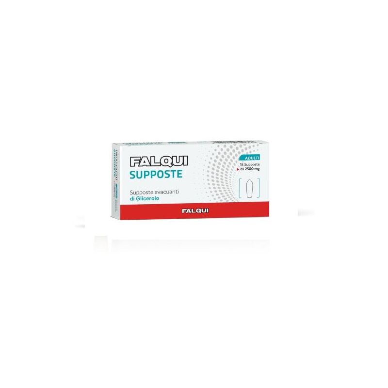 Falqui Adulti: 18 Supposte con Glicerina da 2500mg
