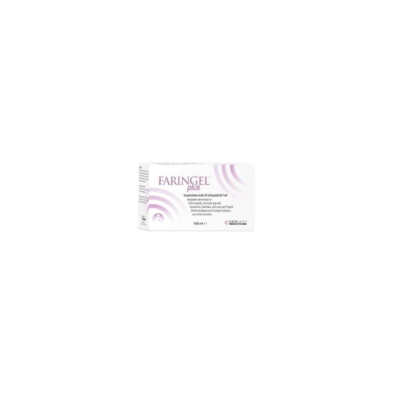 Faringel Plus - Pacco da 20 Stick da 7ml per la Cura della Gola