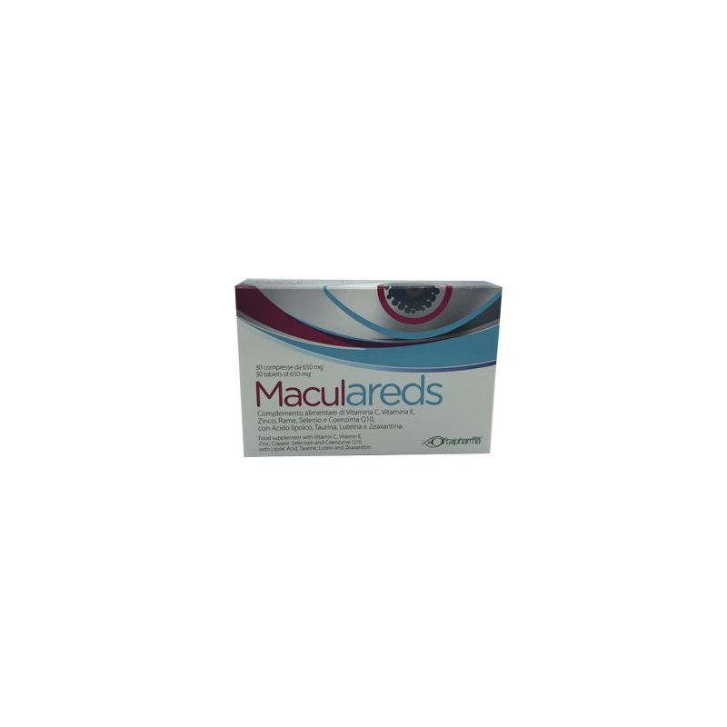 MaculaReds - Integratore per la Salute degli Occhi, 30 Compresse da 650mg