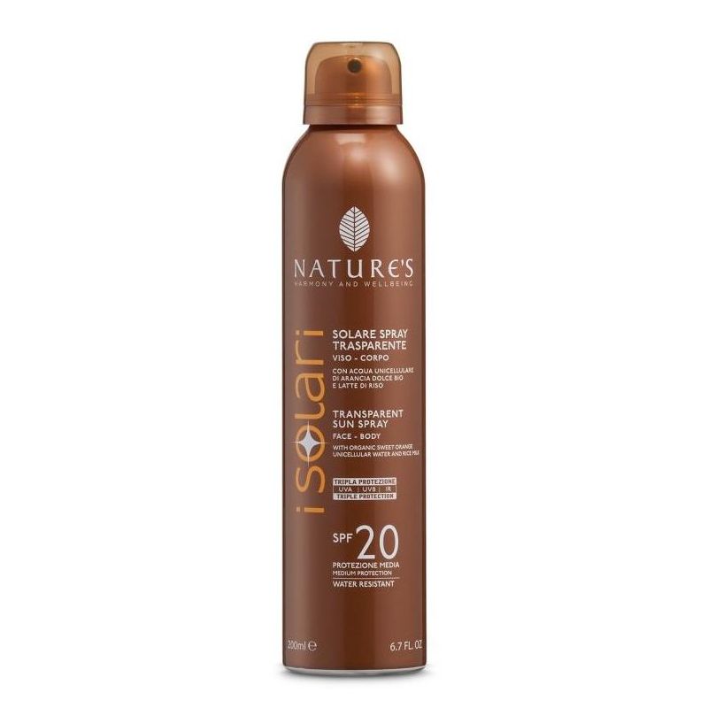 Nature's Spray Solare Trasparente SPF20 - 200ml