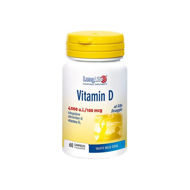 Longlife Vitamina D 4000 UI - 60 Compresse Masticabili