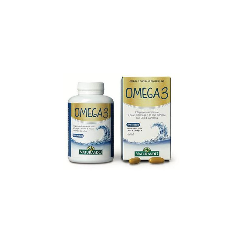 Omega 3 - 100 Capsule di Olio di Pesce Salutari