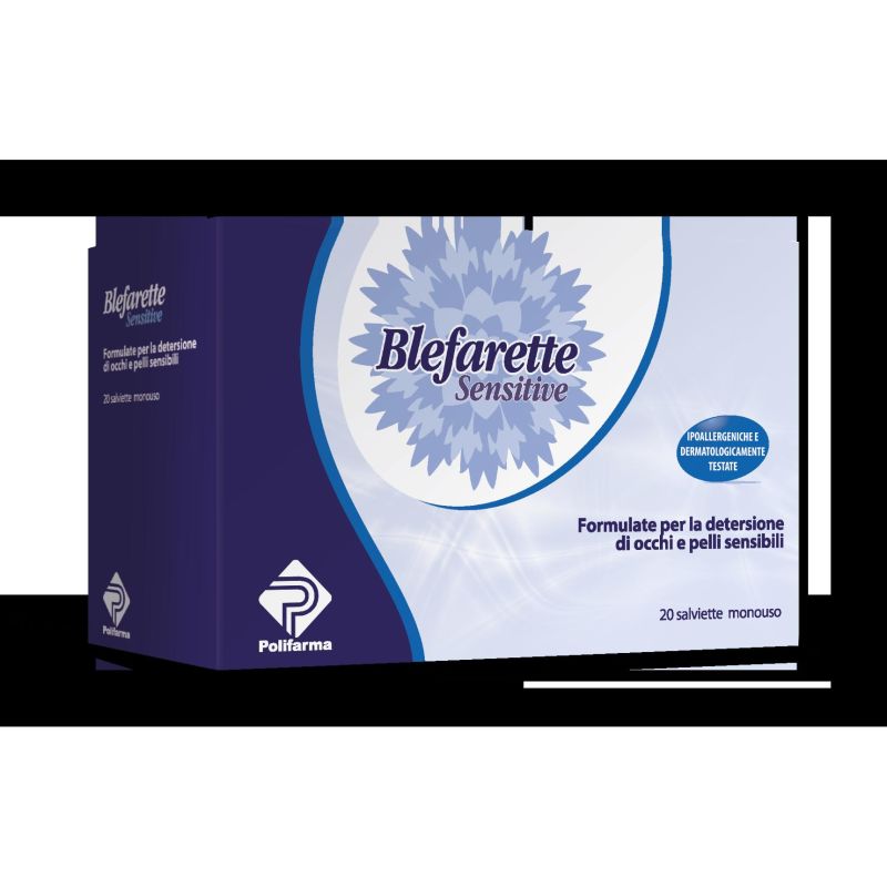 Blefarette Salviette Sensibili per Occhi Sensibili - 20 Pezzi