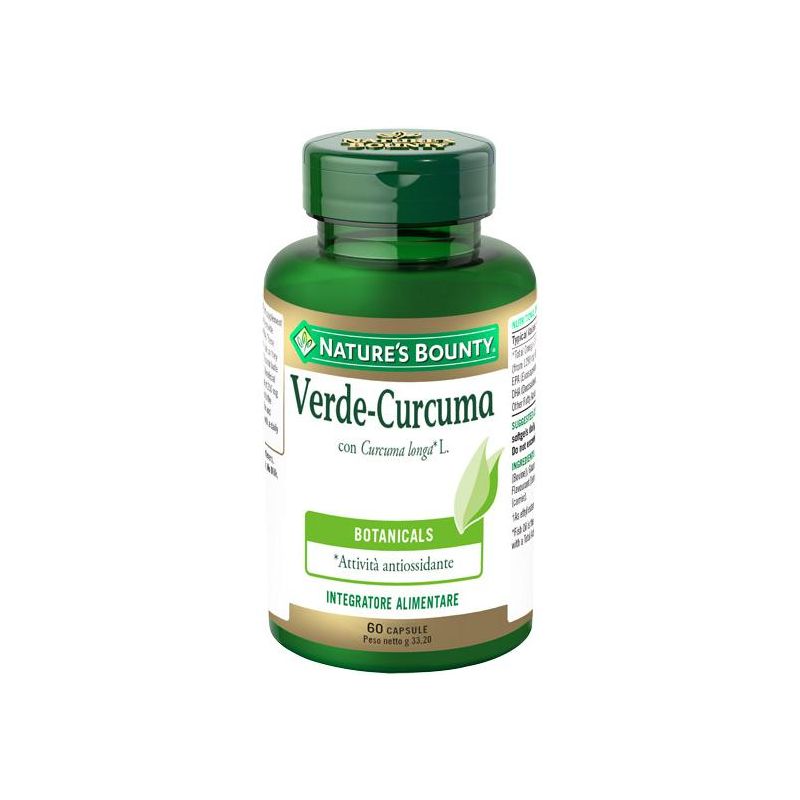 Nature's Bounty Green Turmeric - 60 capsule vegetali