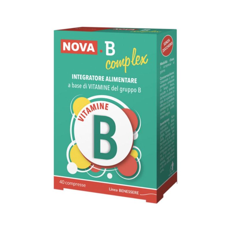 Nova B Complex - Integratore di Vitamine B con 40 Compresse