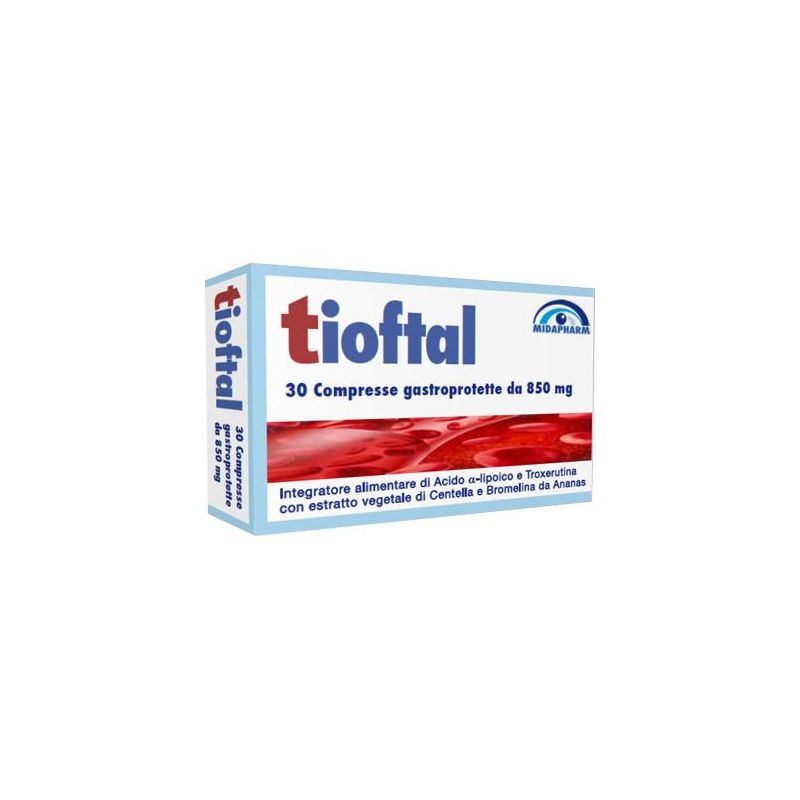 Gastroprotettive TiOftal 30 Compresse Rivestite