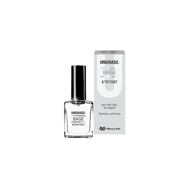 Unghiasil Base e Top Coat Protettivo per Unghie 10ml