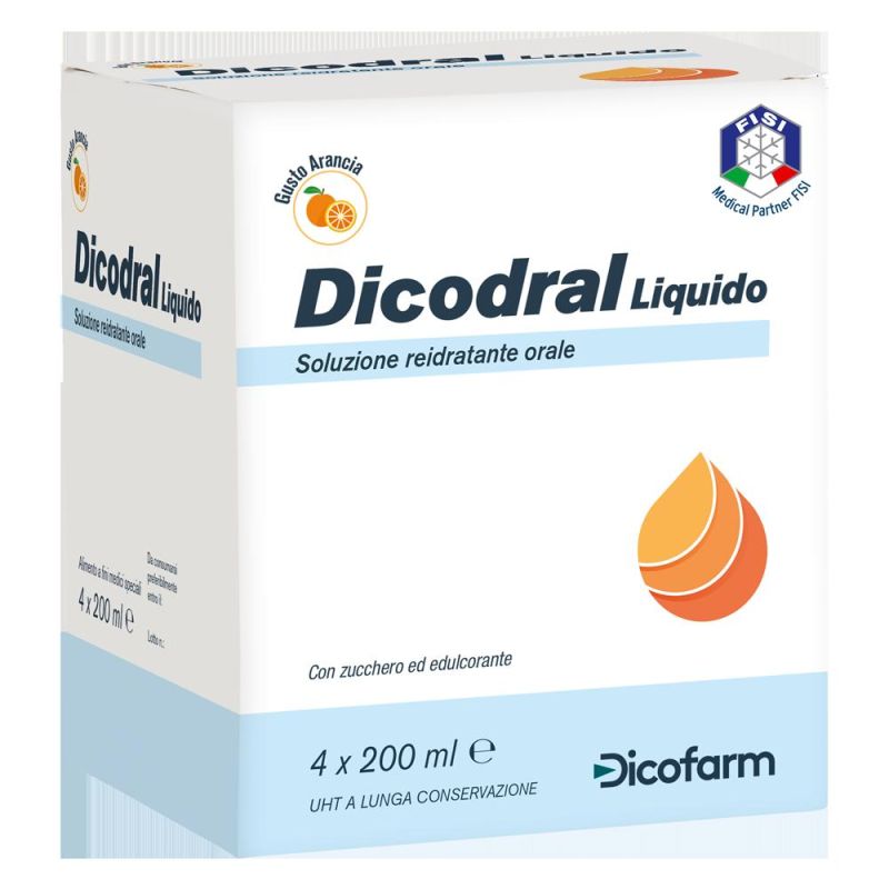 Dicodral Soluzione Liquida - Pacco da 4 Bottiglie da 200ml