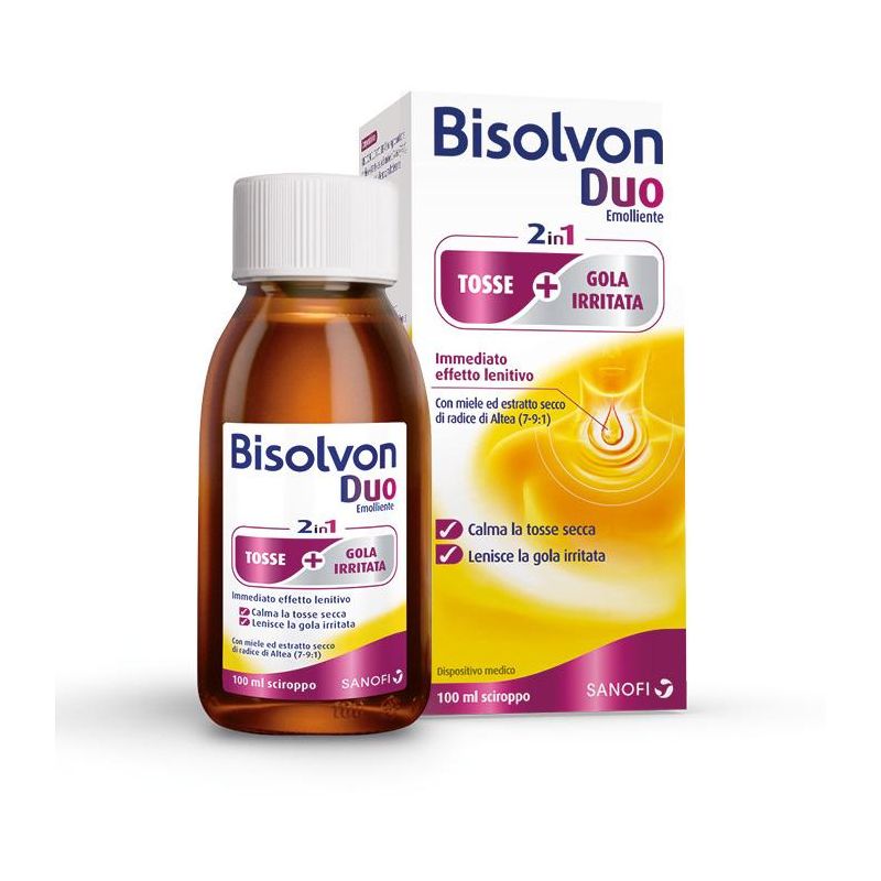 Bisolvon Duo Emollient Sciroppo 100 ml