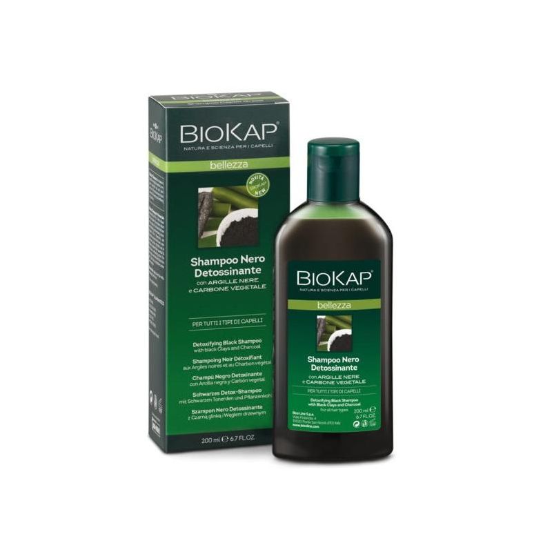 Biokap Detoxifying Black Shampoo 200ml