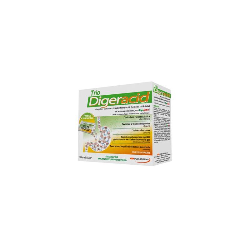 Trio Digeracid Digestive Support - Confezione da 12 Buste