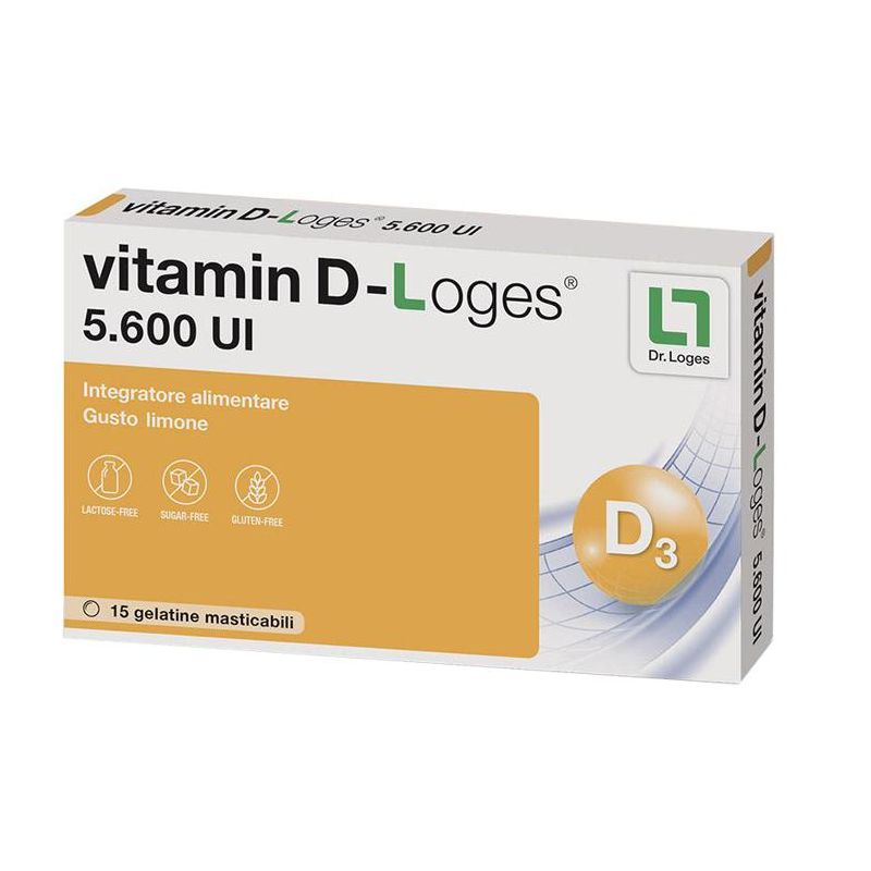 Loges Vitamin D 15 Gel Tablets