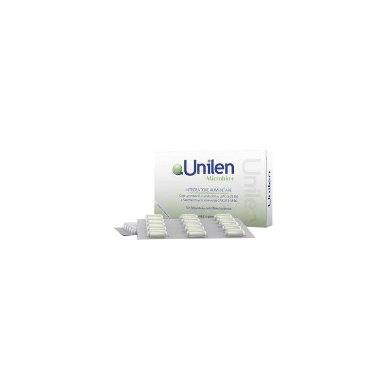 Unilen Microbio+ Integratore Probiotico, 30 Capsule