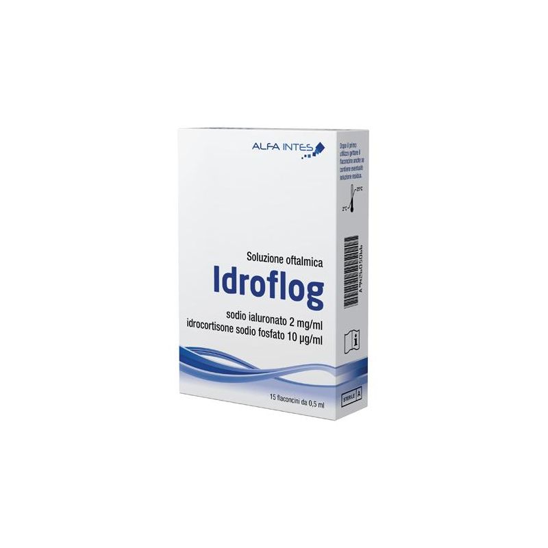 Idroflog Soluzione Oftalmica - Pacco da 15 Flaconcini Monodose