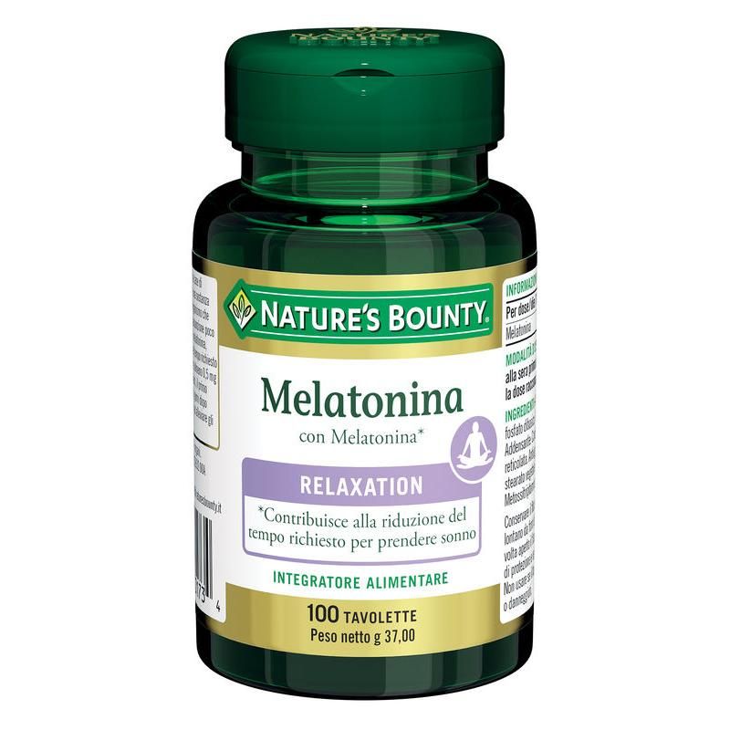 Nature's Bounty Melatonina - Confezione da 100 Tavolette