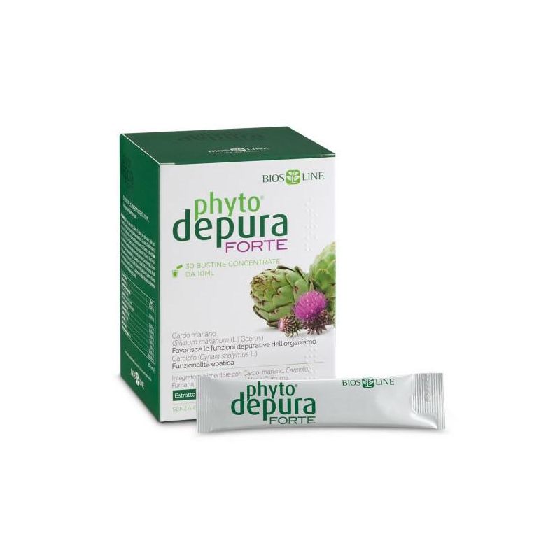 Phyto Depura Forte - Bustine Concentrate Nutrienti, Confezione da 30