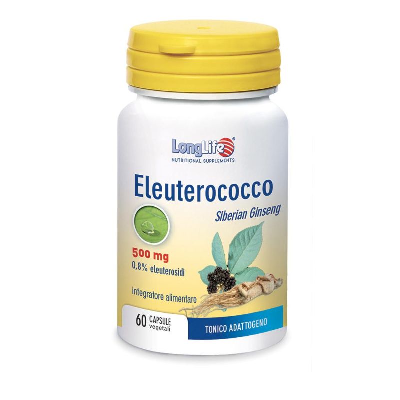 60 Capsule di Eleuterococco a Lunga Durata