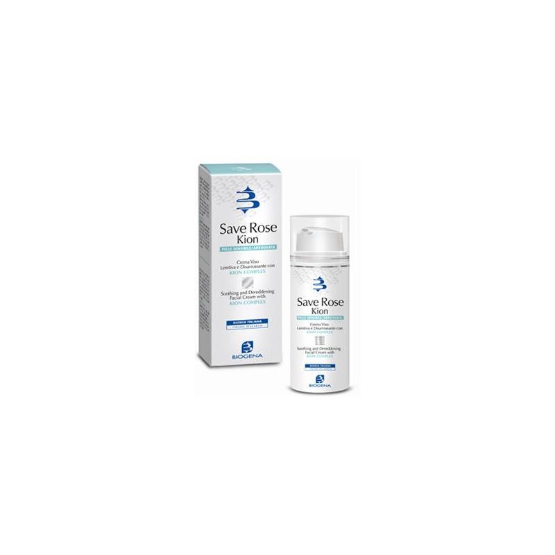 Kion Crema Viso Salvaguardia Rosa per Pelli Sensibili, 50ml