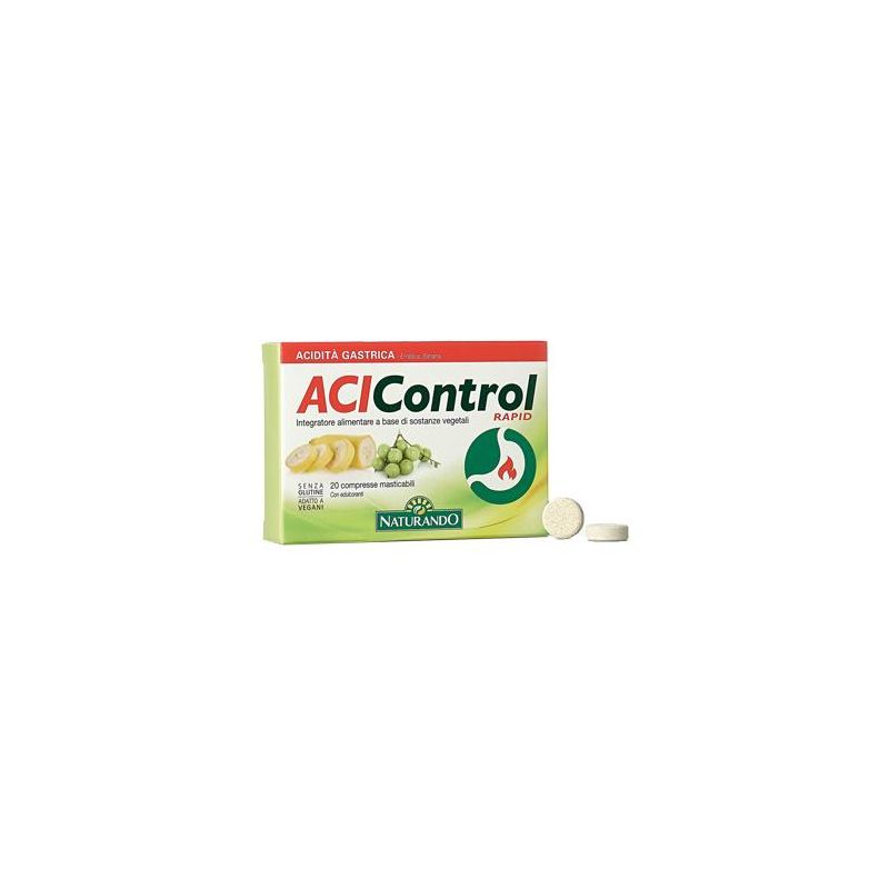 Acicontrol Rapid - Trattamento Veloce per Acidità - 20 Compresse