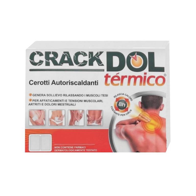 Crackdol Cerotto Termico Autoriscaldante - Confezione da 6 Pezzi