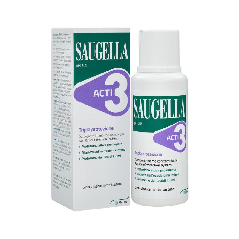 Saugella ACTI3 Detergente Intimo Delicato 250ml
