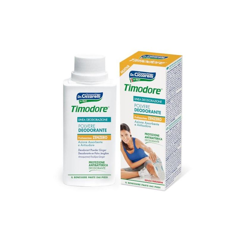 Timodore Polvere Deodorante al Zenzero 75g