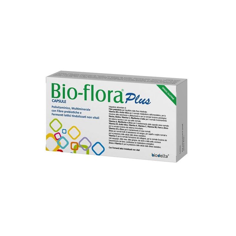 Bioflora Plus - Probiotico Naturale da 30 Capsule