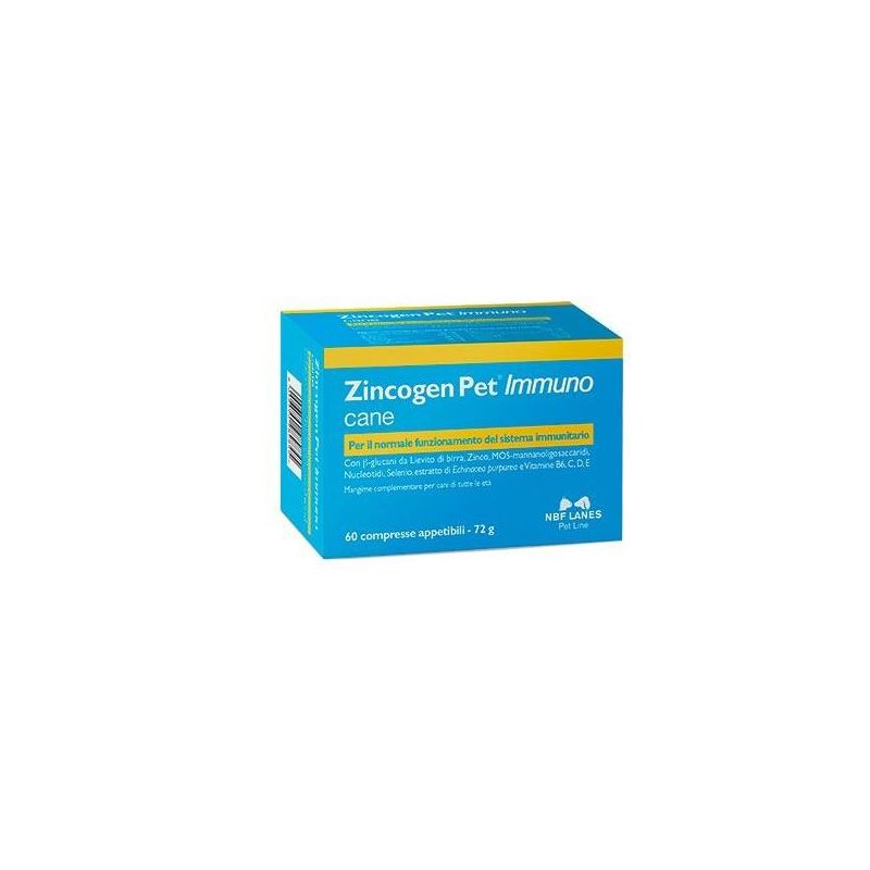Zincogen Pet Immuno 60 Compresse per Cani