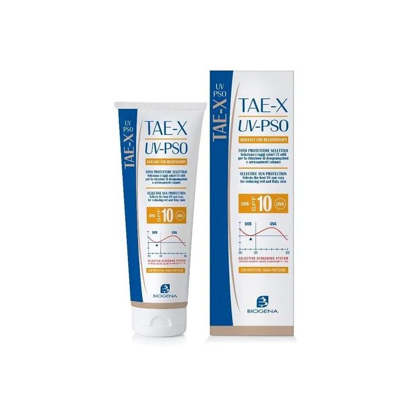 Biogena Tae X Uv - Fotoprotettore Solare Specifico per Psoriasi, 100ml