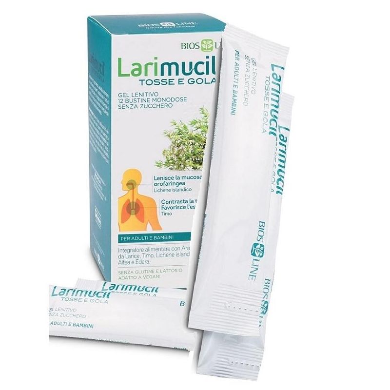 Larimucil Tosse e Gola - 12 Bustine da 10ml