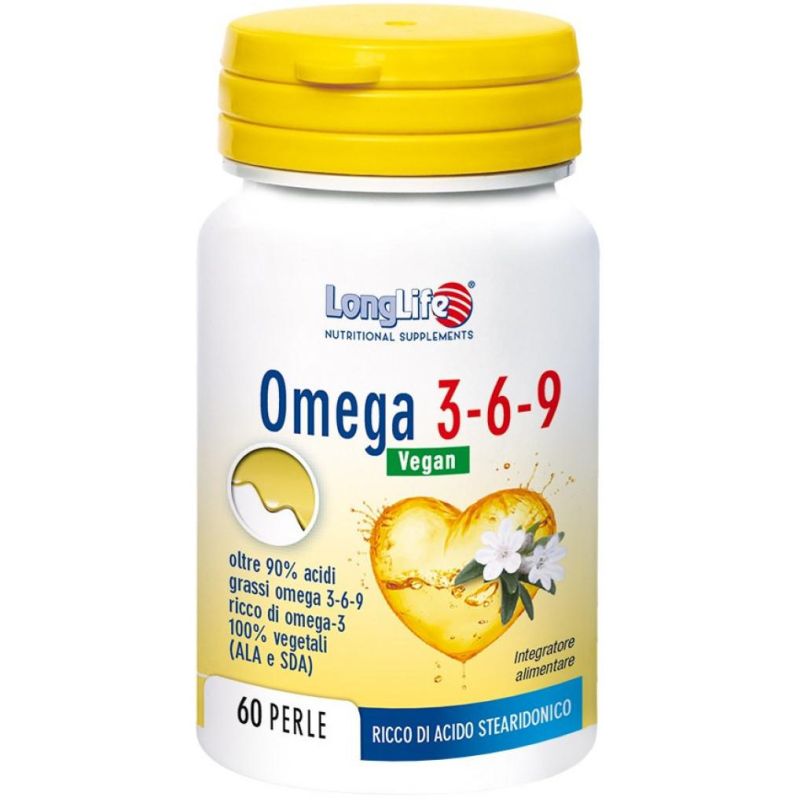 Vegan Omega 3-6-9 Long-Lasting Supplement - 750Mg