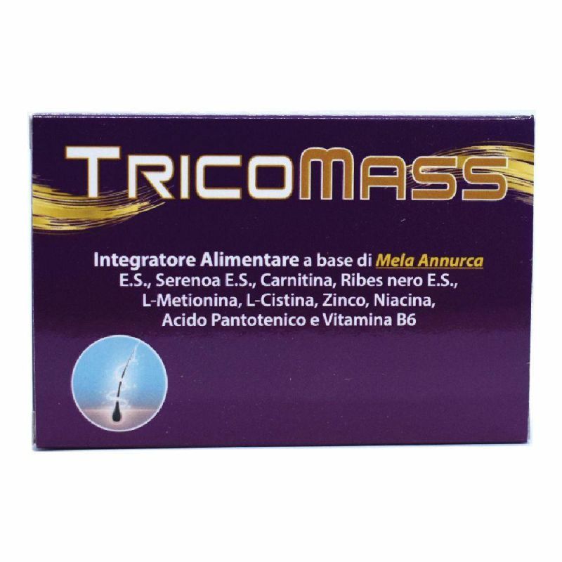 Tricomass Integratore per Capelli e Cuoio Capelluto - 30 Compresse