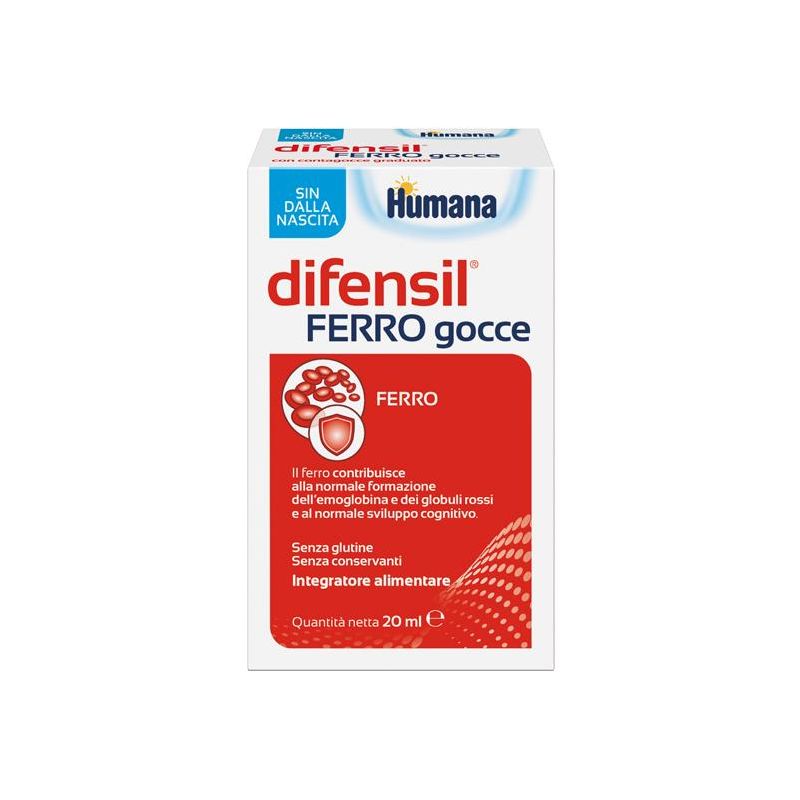 Difensil Ferro - Integratore di Ferro in Gocce, 20ml