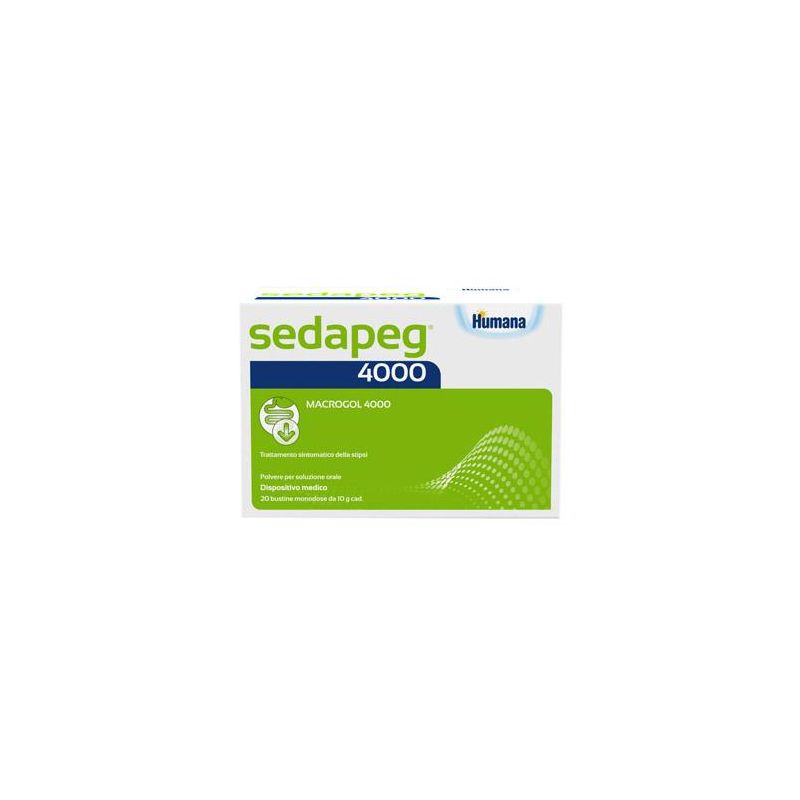 Humana Sedapeg 4000 - Pacci da 20 Bustine da 10g