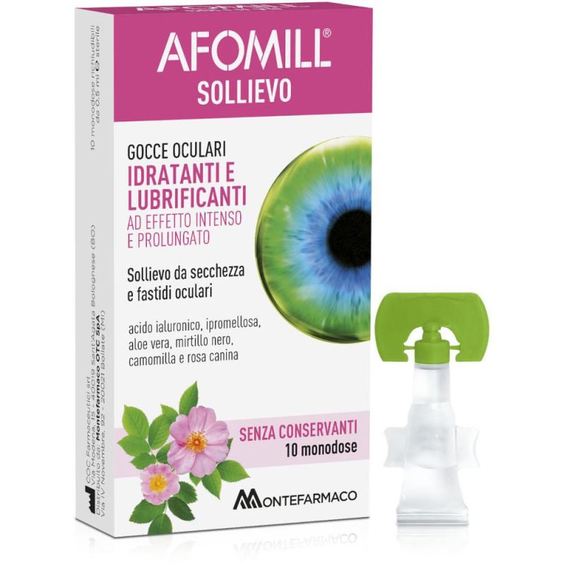 Afomill Sollievo - Gocce Oculari 10 x 0,5ml