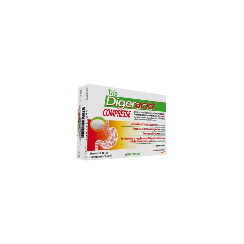 Trio Digeracid - Pacco da 24 Compresse Digestive
