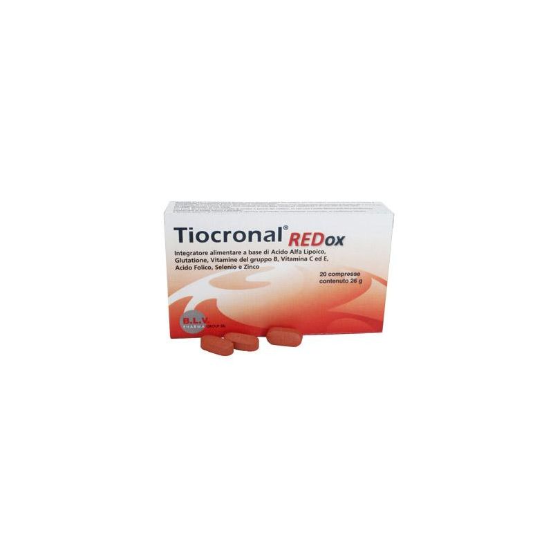 Tiocronal Redox - Integratore Antiossidante 20 Compresse